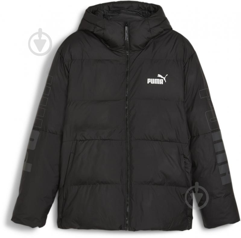 Куртка чоловіча зимова Puma PUMA POWER HOODED JACKET 67538901 р.L чорна - фото 1