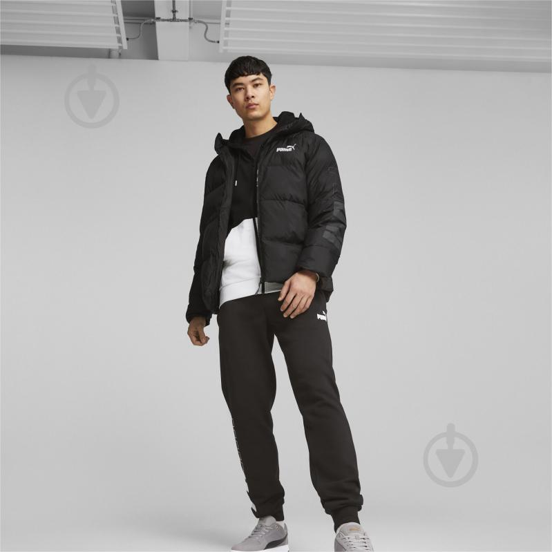 Куртка чоловіча зимова Puma PUMA POWER HOODED JACKET 67538901 р.L чорна - фото 5