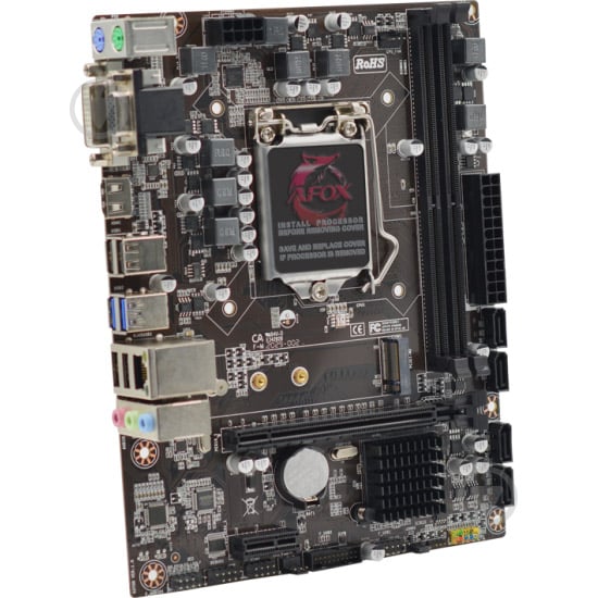 Материнська плата AFOX IB250-MA6-V4 (LGA 1151, Intel B250, micro ATX) - фото 2