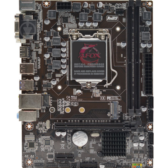 Материнська плата AFOX IB250-MA6-V4 (LGA 1151, Intel B250, micro ATX) - фото 1