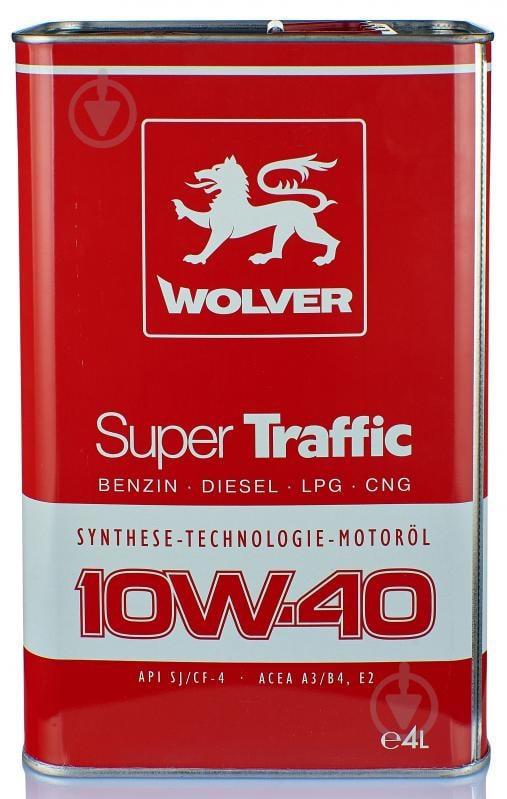 Моторне мастило Wolver Super Traffic 10W-40 4 л - фото 1