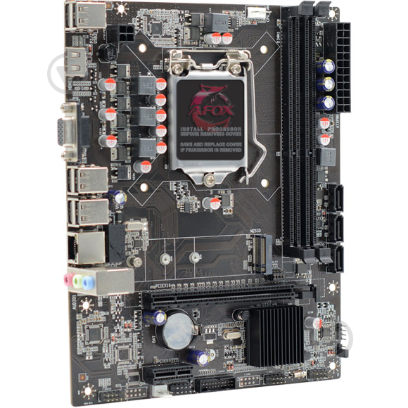 Материнская плата AFOX IH61-MA5-V6 (LGA 1151, Intel H61, micro ATX) - фото 2