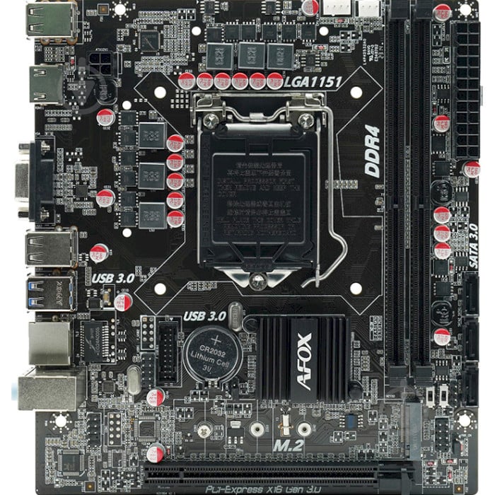 Материнська плата AFOX IB250-MA4-V2 (LGA 1151, Intel B250, micro ATX) - фото 1