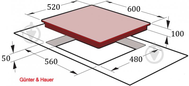 Варочная поверхность газовая Gunter&Hauer GL 643 W - фото 6