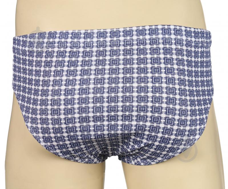 Трусы мужские L синий с белым - фото 3