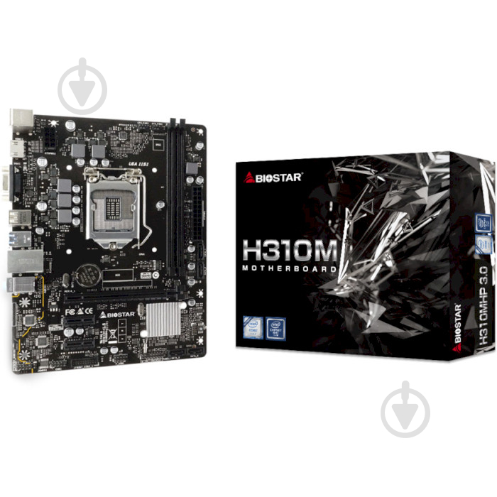 Материнська плата Biostar H310MHP_3.0 (LGA 1151, Intel H310, micro ATX) - фото 3