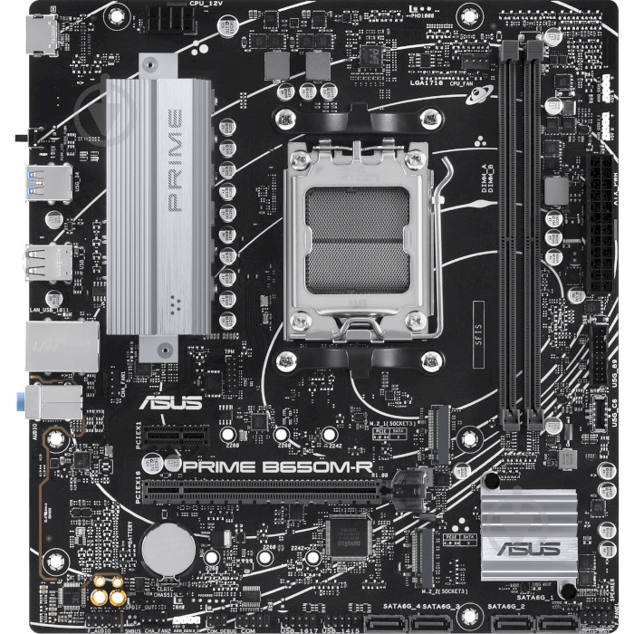 Материнская плата Asus 90MB1H30-M0EAY0 (Socket AM5, AMD B650, micro ATX) - фото 1