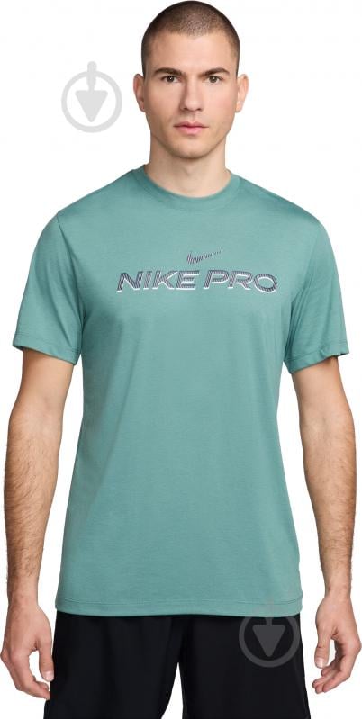 Футболка Nike NK DF TEE DB PRO FJ2393-361 р.S зелений - фото 1