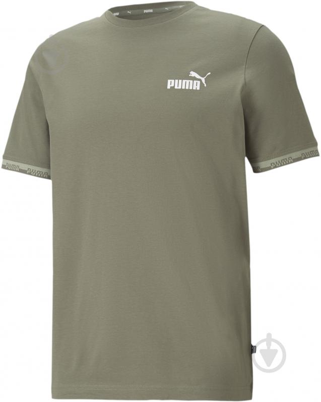Футболка Puma AMPLIFIED Tee 58577873 р.S хаки - фото 1