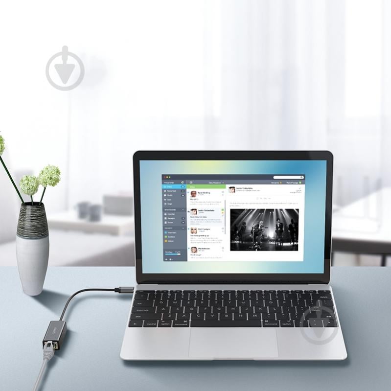 Адаптер Orico USB Type-C Ethernet XC-R45-V1-BK-BP - фото 5