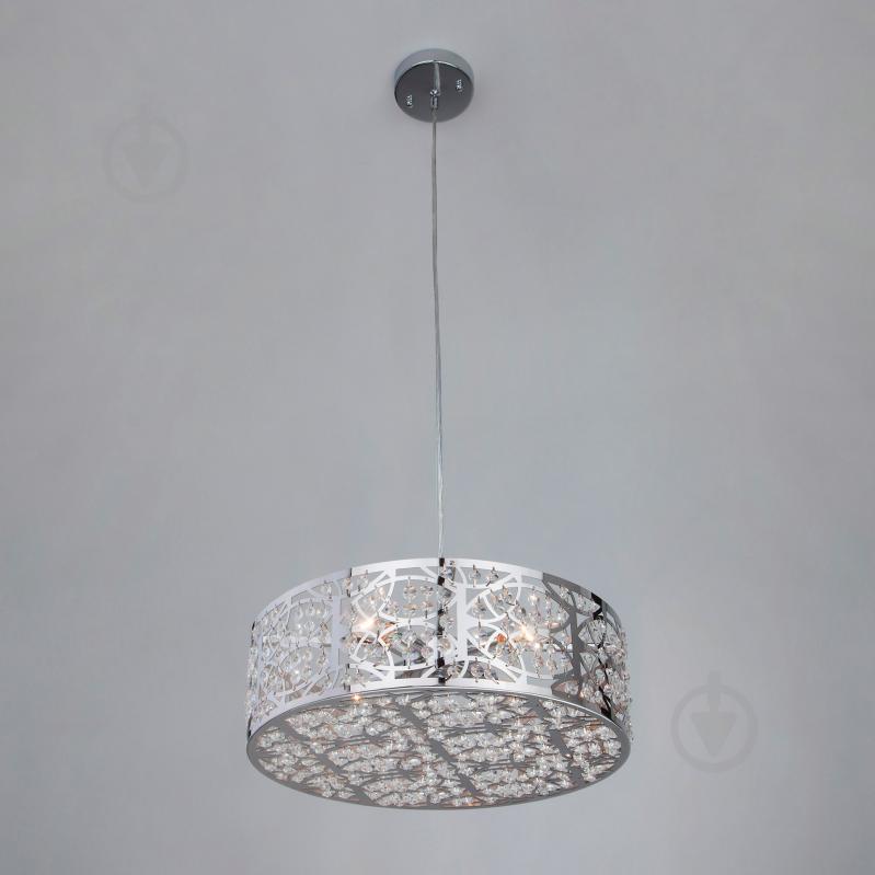 Люстра подвесная Strotskis Aurora 4x60 Вт E14 хром 289/4 - фото 1