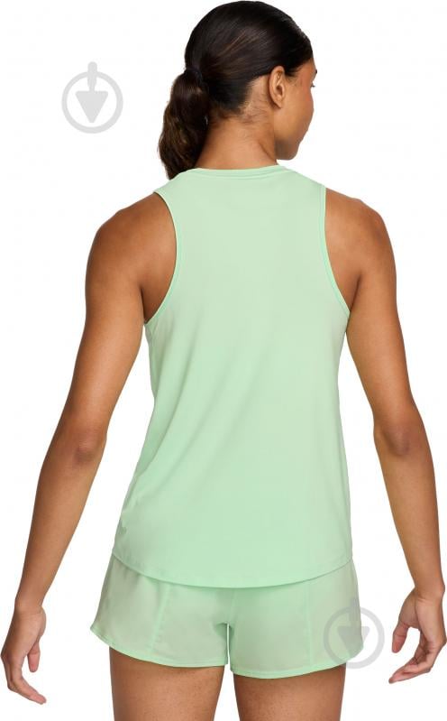 Майка Nike NK ONE SWSH HBR TANK FN2606-376 р.XS зеленый - фото 2