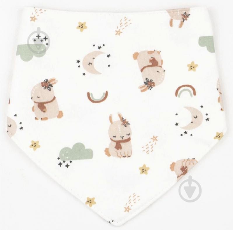 Слюнявчик Dexter`s детский Bunny молочный d9631змл - фото 1