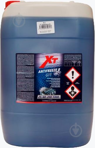 Антифриз XT ANTIFREEZE B -80°C 25 л синий - фото 1