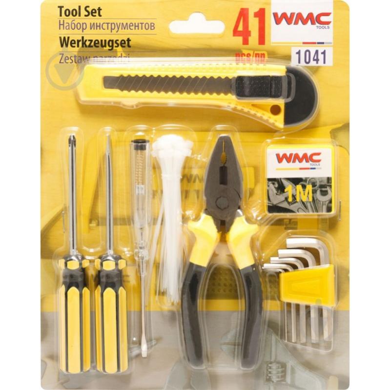 Набір ручного інструменту WMC TOOLS 42 шт. WT-1041 - фото 1