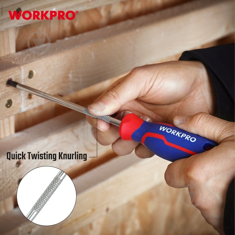 Викрутка WORKPRO WP221033 - фото 7