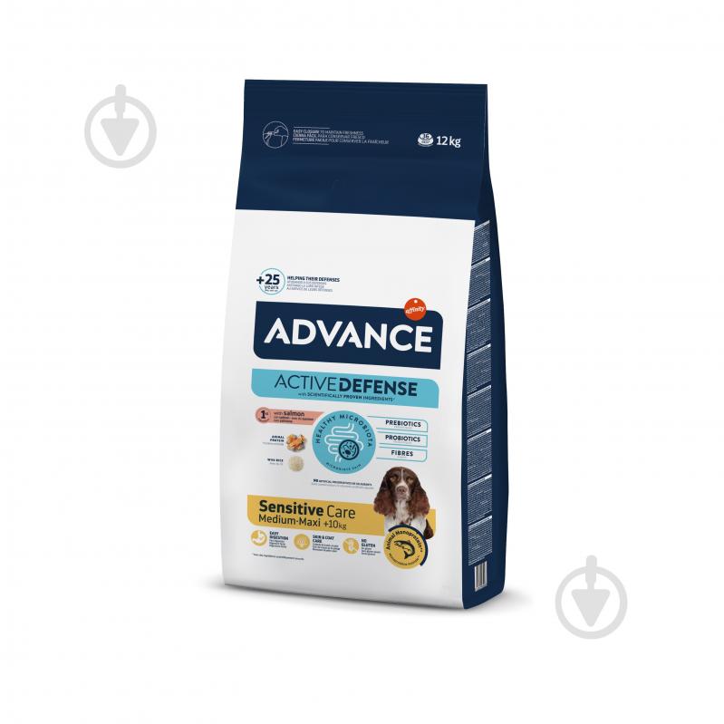 Корм для усіх порід Advance Dog Sensitive 12 кг (лосось, рис) 12 кг - фото 1