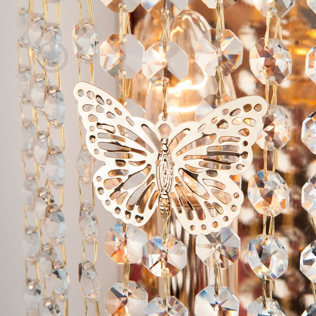 Бра Strotskis Calista 2x60 Вт E14 золото 10015/2 - фото 4