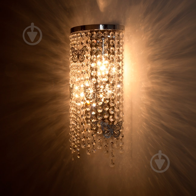 Бра Strotskis Calista 2x60 Вт E14 хром 10015/2 - фото 2