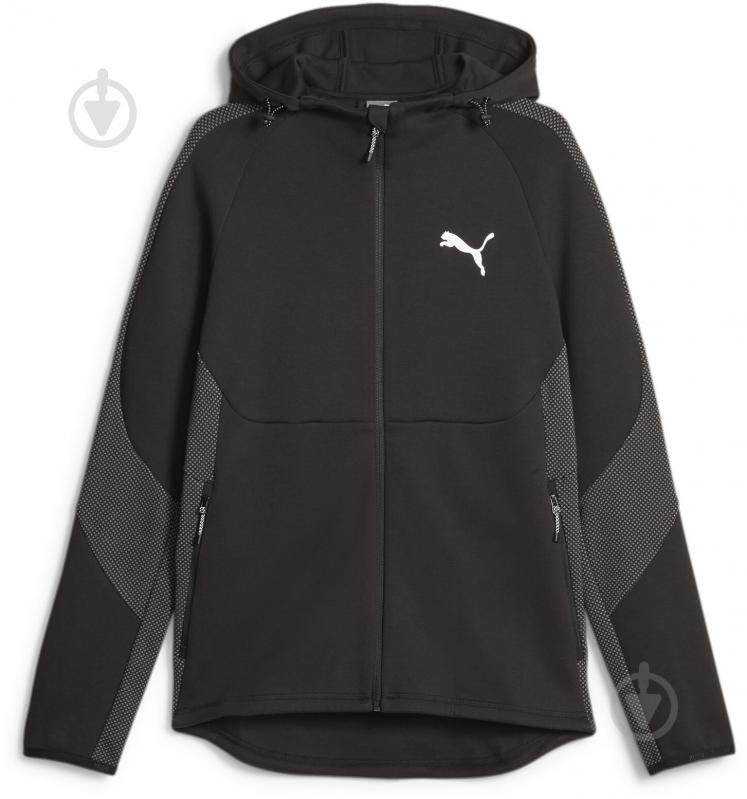 Джемпер Puma EVOSTRIPE FULL-ZIP HOODIE DK 67593001 р.2XL чорний - фото 1