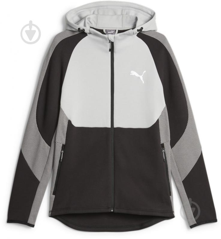 Джемпер Puma EVOSTRIPE FULL-ZIP HOODIE DK 67593014 р.2XL сірий - фото 1