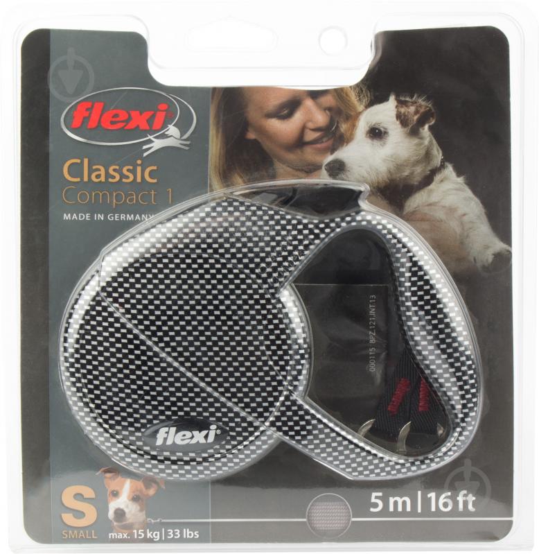 Поводок-рулетка Flexi Carbon S до 12 кг 3 м - фото 2