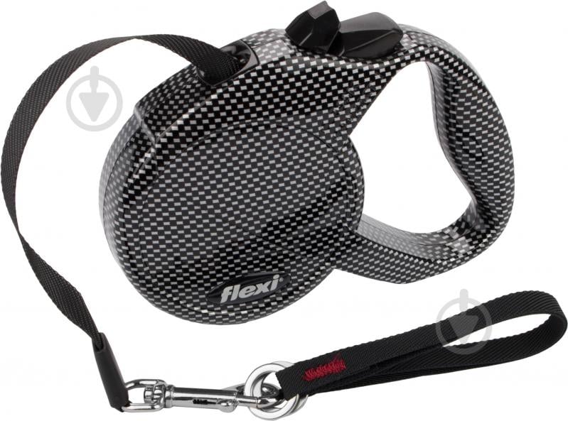 Поводок-рулетка Flexi Carbon S до 12 кг 3 м - фото 1