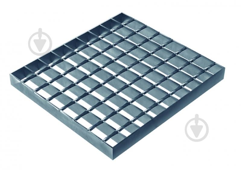 Решетка оцинкованная 200х500 мм - фото 1