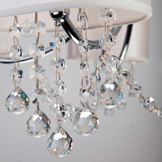 Люстра підвісна Strotskis Cornella 5x40 Вт E14 хром/бежевий 10084/5 - фото 6 Люстра підвісна Strotskis Cornella 5x40 Вт E14 хром/бежевий 10084/5 - фото 6