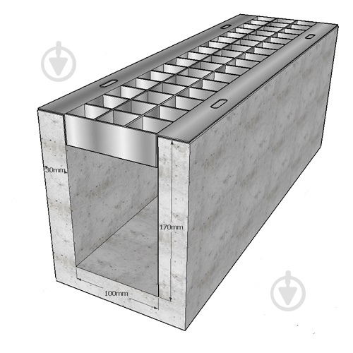 Решетка оцинкованная 300х500 мм - фото 2