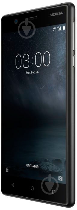 Смартфон Nokia 3 Dual Sim 2/16GB matte black (11NE1B01A09) - фото 3