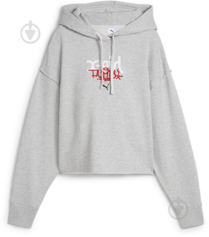 Джемпер Puma PUMA X X-GIRL GRAPHIC HOODIE TR 62470804 р.M сірий - фото 1