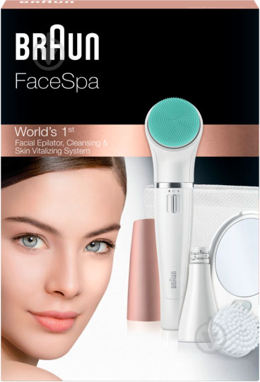 Епілятор для обличчя Braun FaceSpa SE 851V - фото 5