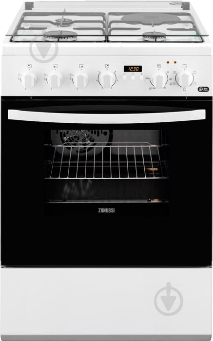 Плита комбинированная Zanussi ZCM65338WA - фото 1