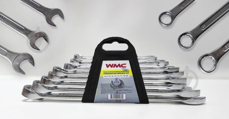 Набір ключів ріжково-накидних WMC TOOLS WT-5086 - фото 3