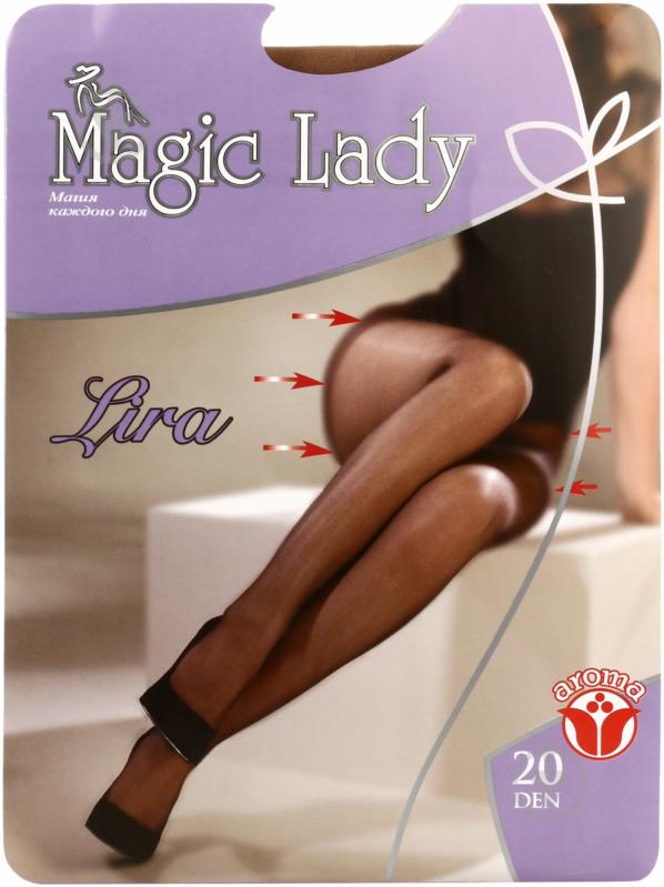 Колготки Magic Lady LIRA 20 den 3 бежевый - фото 1