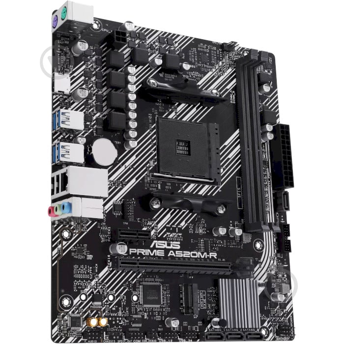 Материнська плата Asus 90MB1H60-M0EAY0 (Socket AM4, AMD A520, micro ATX) - фото 3