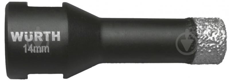 Коронка алмазна HARD CERAMIC M14 14 мм 1457440014 - фото 1