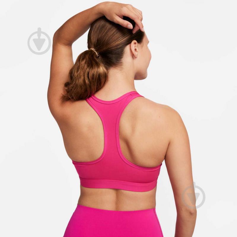 Бра Nike W NK SWSH MED SPT BRA DX6821-615 р.XL розовый - фото 3