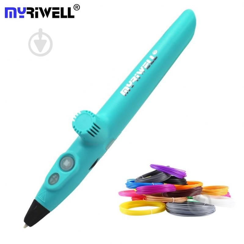 Набор для рисования 3D-пластиком Myriwell RP-200A Blue - фото 6