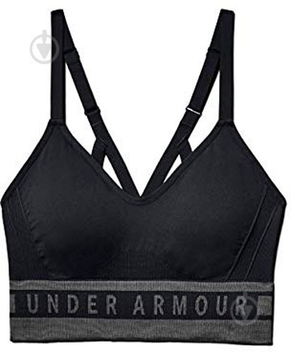 Бра Under Armour Seamless Longline Bra 1322552-001 XS черный - фото 1