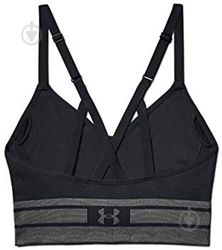 Бра Under Armour Seamless Longline Bra 1322552-001 XS черный - фото 2