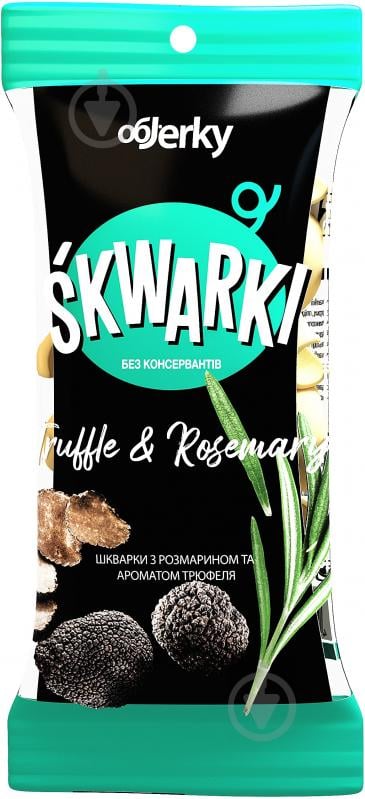 Шкварки Objerky Розмарин и аромат трюфеля 30 г - фото 1