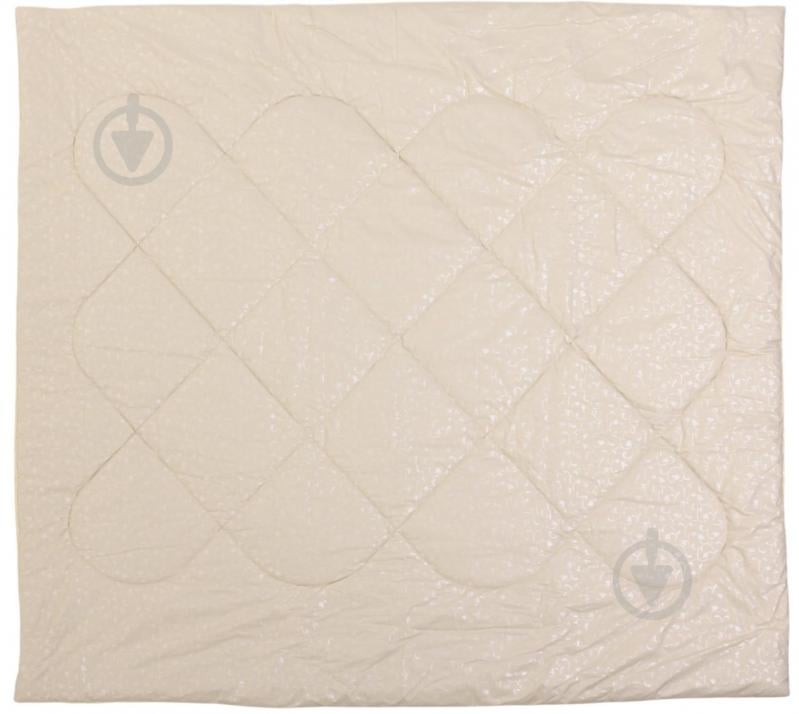 Одеяло верблюжа стеганая 190x205 см Ярослав бежевый - фото 3