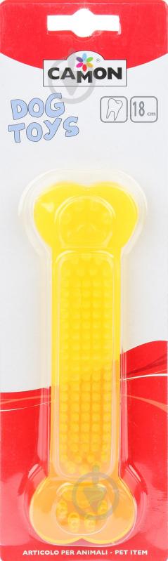 Игрушка для собак CAMON Косточка с шипами прозрачная 18 см - фото 2 Игрушка для собак CAMON Косточка с шипами прозрачная 18 см - фото 2