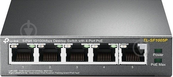 Коммутатор TP-Link TL-SF1005P - фото 1