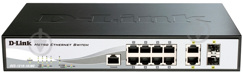 Комутатор D-Link DES-1210-10/ME - фото 1
