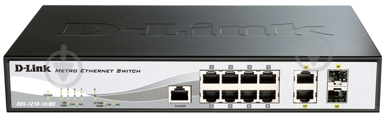Коммутатор D-Link DGS-1210-10/ME/A - фото 1