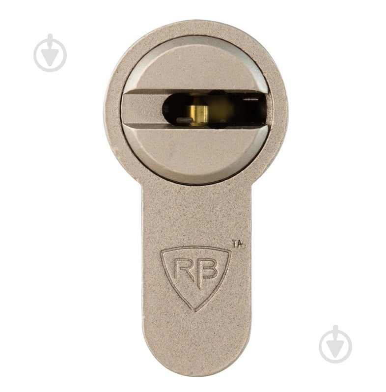 Цилиндр RB-LOCKS KEYLOCX ключ-половинка 49,5 мм никель сатин - фото 4