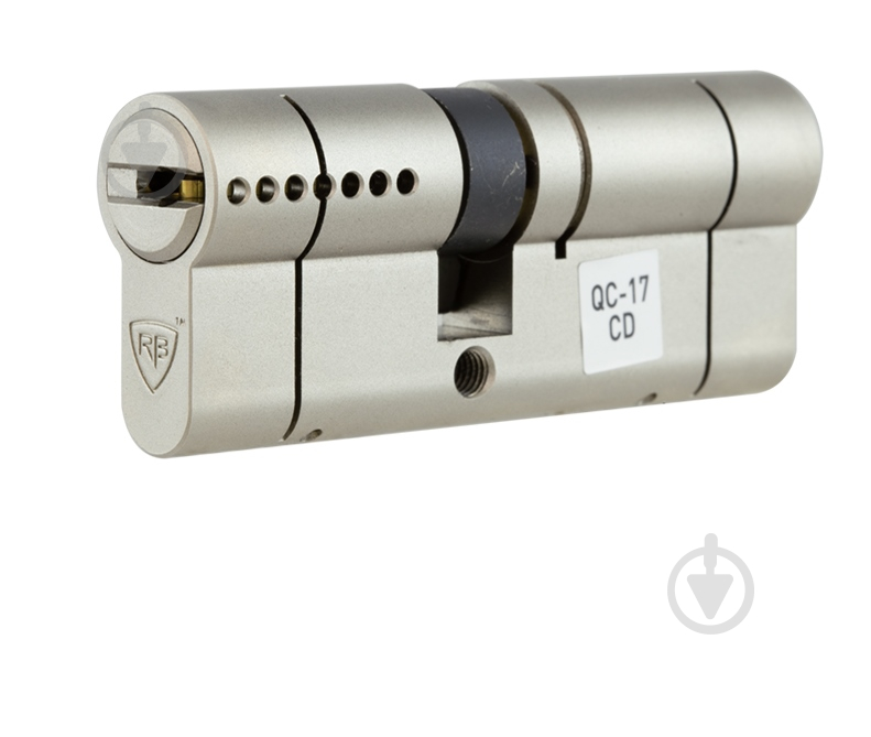 Циліндр RB-LOCKS KEYLOCX 50x50 ключ-ключ 100 мм нікель сатин - фото 3